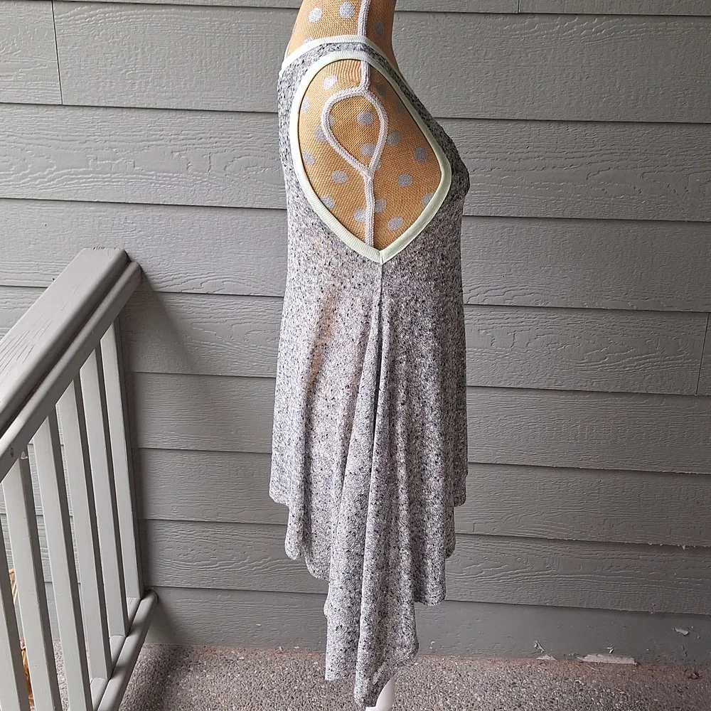 NWT Free People Bumble Bees Knees Semi Sheer Asymmetrical Tank Top Tunic Size M - Picture 6 of 9